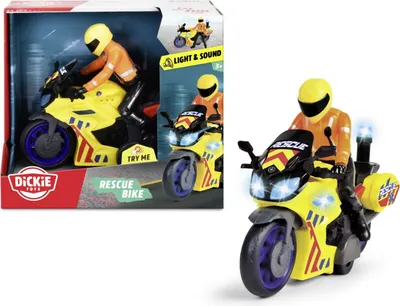 Immagine prodotto di Moto di soccorso 17 cm con pilota
