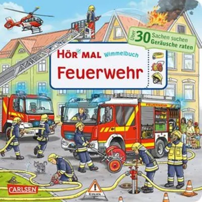 Produktbild von Carlsen Hör mal (Soundbuch): Wimmelbuch: Feuerwehr