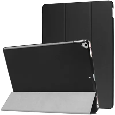 Produktbild von Mobigear Dreifach-Faltetui für iPad Pro 12,9 Zoll (2015) – Klapphülle – Schwarz