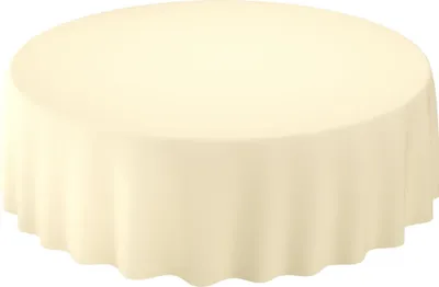 Produktbild von Duni Evolin Tischdecke cream 240cm Durchmesser 10 Stück 1er Pack