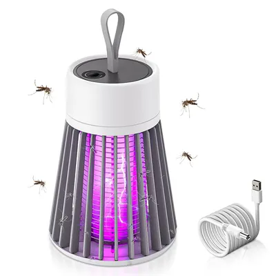 Obrázok produktu pre Výkonná UV lampa proti komárom, elektrická dobíjacia pasca na muchy s kapacitou 800 mAh - INSECNI