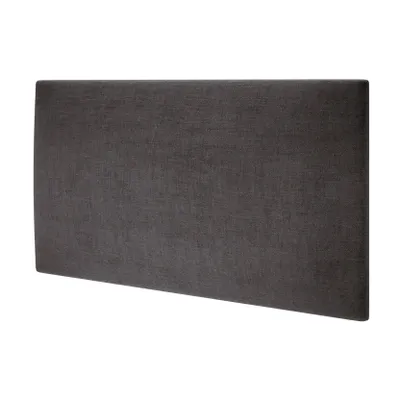 Produktbild von MOLLIS Wandpolster Pflegeleicht Rechteckig 60x30 cm Graphitbraun – Polsterpaneel, Wandkissen, Stoff-Wandpaneel, Bettkopfteil, Schallschutz