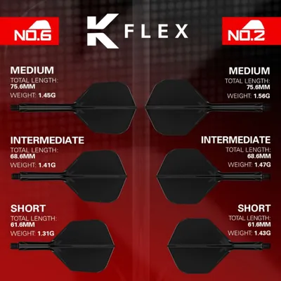 Image de Target K-Flex Flightsystem No.2 19 mm court vert