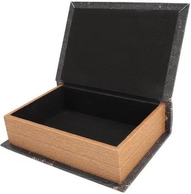 Obrázek produktu pro Pokladnička ve tvaru knihy – elegantní dekorativní schránka – 24 x 17 x 6 cm