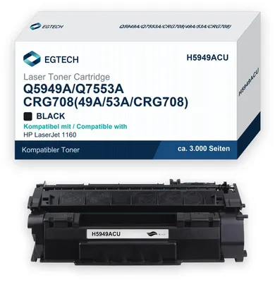 Produktbild von Toner kompatibel mit HP Q5949A 1160 1160Le 1320 1320n 1320tn 1320nw 3390 3392