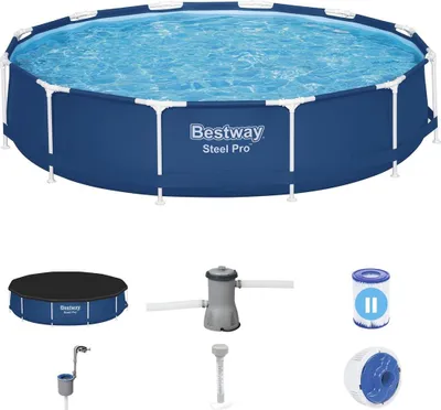 Produktbild von Bestway Pool-Set Steel Pro Ø 366x84 cm