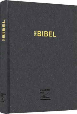 Produktbild von Schlachter 2000 Bibel - Schreibrandausgabe (Hardcover, anthrazit)