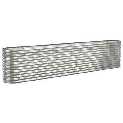 Zdjęcie produktu dla Podwyższone łóżko Stal malowana proszkowo 332x40x68 cm Srebrny