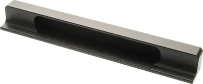 Produktbild von Möbelgriff BA 160mm Griffleiste schwarz Küchengriff pulverbeschichtet