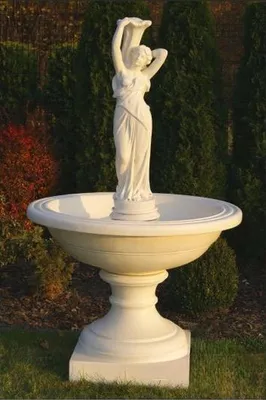 Produktbild von Zierbrunnen Springbrunnen Skulptur Brunnen Dekoration Garten Fontaine Teich Neu
