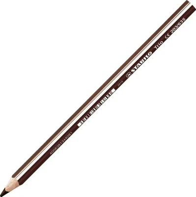 Produktbild von Dreikant-Buntstift - STABILO Trio dick - Einzelstift - dunkelbraun