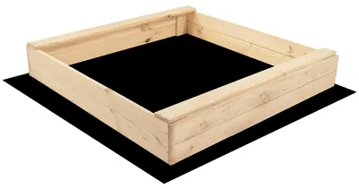 Productafbeelding van Zandbak - Met Bank - Inclusief Gronddoek - 120 x 120 CMv