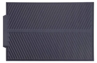 Silikon Abtropfmatte 25x39 cm grau hitzebeständig rutschfest