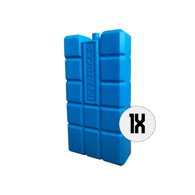 Produktbild von DULA Kühlakkus für Kühlbox - blau - 1 Stück - 750 g - 20 x 10,5 x 4 cm