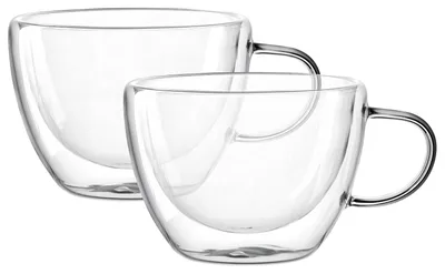 Produktbild von LEONARDO Teetassen DUO 2er-Set 360 ml, Set, 0,36 l, Transparent, Glas, Tasse, Tee