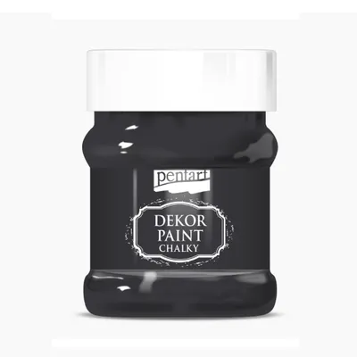Immagine prodotto di PENTART Pittura decorativa gessosa, 230 ml, nero