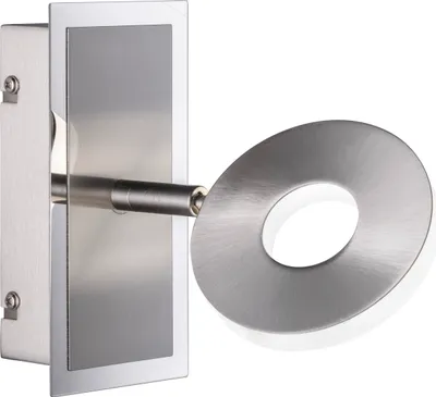 Produktbild von Fischer & Honsel Dent LED Wandleuchte 6W Tunable white steuerbar dimmbar nickel 30214