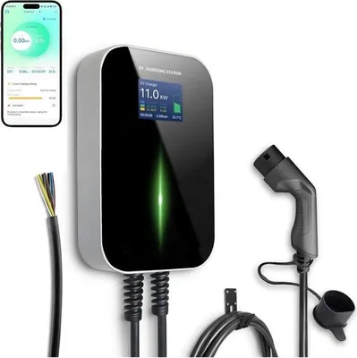 Obrázek produktu pro BESEN Wallbox 22kW EV nabíjecí stanice pro elektromobily, 6m kabel, APP
