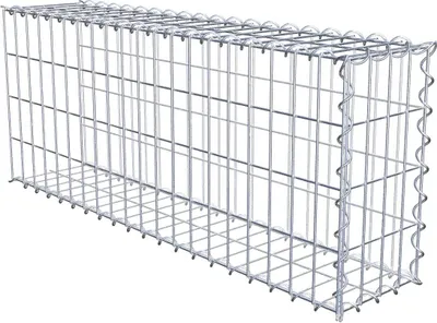 Produktbild von Anbaugabione Typ 2 100 cm x 40 cm x 20 cm (L x H x T), Maschenweite 5 cm x 10 cm, Spirale