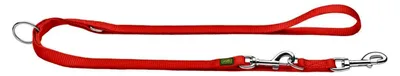 Produktbild von Verstellbare Hundeführleine, Farbe: schwarz, 3-fach verstellbar, robustes Nylon, Größe: 15/200