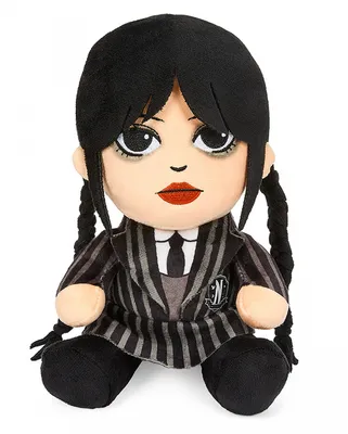 Produktbild von Wednesday Addams Plüschfigur von Kidrobot 20cm