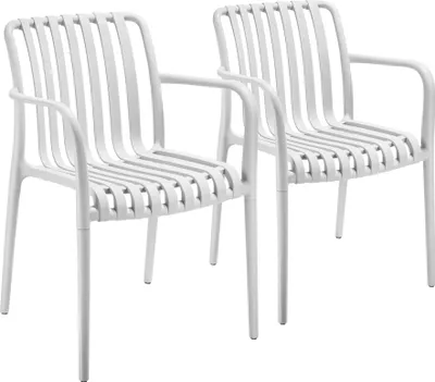 Produktbild von tectake® Gartenstühle Alcudia, wetterfest, stapelbar