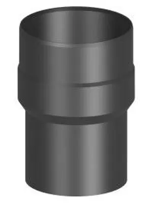 Produktbild von Erweiterung Ofenrohr/ Rauchrohr Ø 130-150mm, lackiert schwarz