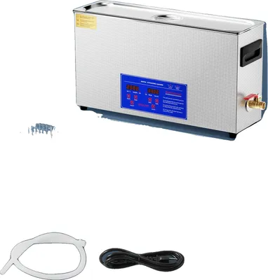Obrázek produktu pro Ultrazvuková čistička, objem 10 l, funkce časovače a ohřevu, 10 l