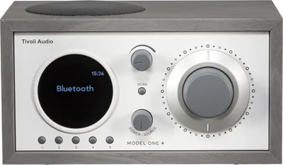 Produktbild von Tivoli Audio Model One+, Persönlich, Analog & Digital, DAB, DAB+, FM, LED, Grau, Weiß, Holz