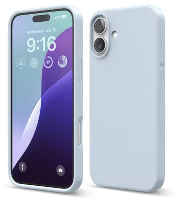 Immagine prodotto di Custodia in silicone di alta qualità per iPhone 16 Plus