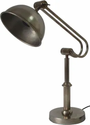 Zdjęcie produktu dla Casa Padrino Lampa stołowa w stylu secesyjnym, antyczny srebrny, wys. 49 cm – lampy barokowe i secesyjne