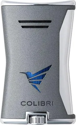 Produktbild von Colibri Feuerzeug Slim Anthrazit/Chrome, unbefüllt