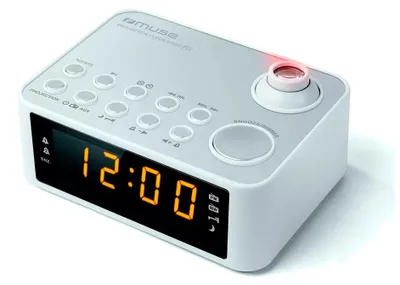 Zdjęcie produktu dla Muse M-178 PW, Zegar, Cyfrowy, FM, MW, 87,5 - 108 MHz, 522 - 1620 kHz, LED