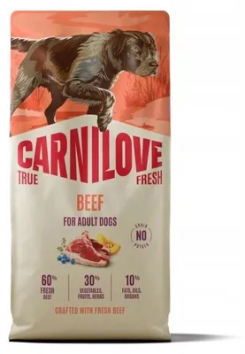 Produktbild von CARNILOVE True Fresh Beef - trockenfutter für Hunde - 12kg