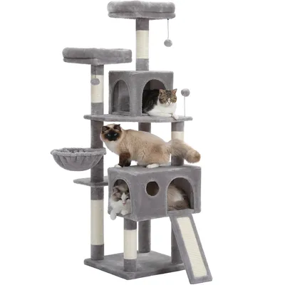 Produktbild von PAWZ Road Großer Katzenbaum 163cm mit Kratzpfosten & Etagen