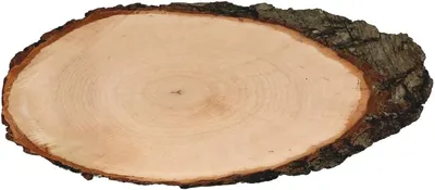 Productafbeelding van Houten Plank - Boomplank Serveer - Hapjes Presenteren -Gecertificeerd - ca. 19cm - Naturel
