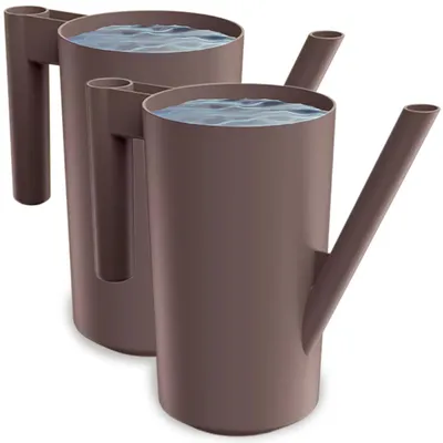 Imagen del producto de Regadera de plástico, 2,0 litros, juego de 2 unidades, para riego de plantas