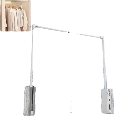 Produktbild von Kleiderschranklift, verstellbare Breite, robuste Bauweise, 839-1210mm