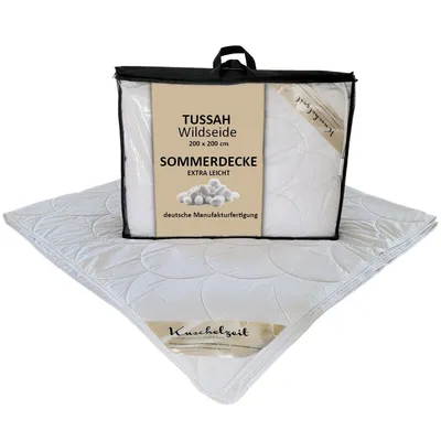 Produktbild von Wildseide extra leichte Sommerdecke Kuschelzeit in 200x200 cm 100% Seide