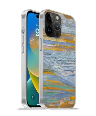 Produktbild von MuchoWow® Handyhülle Schutzhülle Hülle für Apple iPhone 14 Pro Max Blick auf den Strand und die Seebrücke von den Dünen aus - Piet Mondrian Silikon Softcase Handy Hülle - Hardcover