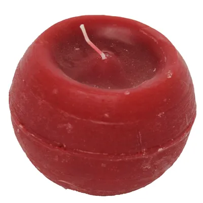Immagine prodotto di Candela rotonda Rusti rosso vino Euro Trend Candele di diametro 8cm