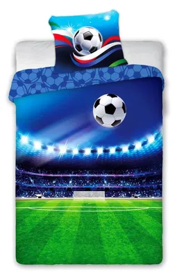 Produktbild von Bettwäsche Set 140x200 cm Fussballstadion Fussball Garnitur 140x200 cm + 70x90 cm - Fussballstadion
