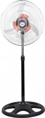Obrázok produktu pre Stojanov ventiltor Rosberg R51760G, 46 cm, 60 W, 3 rchlosti, dvojit lopatka, ierny