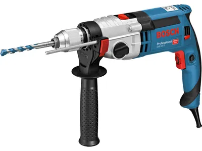 Obrázok produktu pre Bosch GSB 24-2 Professional, Rázový skrutkovač, Rukoväť, Čierna, Modrá, Šedá, 3000 ot/min, 900 ot/min, 3000 ot/min