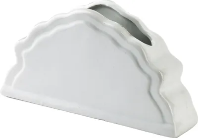 Produktbild von Serviettenhalter Porzellan Basic BASIC 15 x 3,5 x 8 cm Weiß 1 Stück