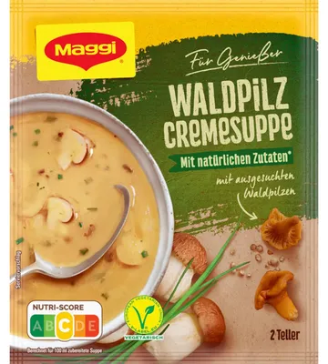 Immagine prodotto di Maggi for gourmets Crema di funghi selvatici con ingredienti naturali 51g