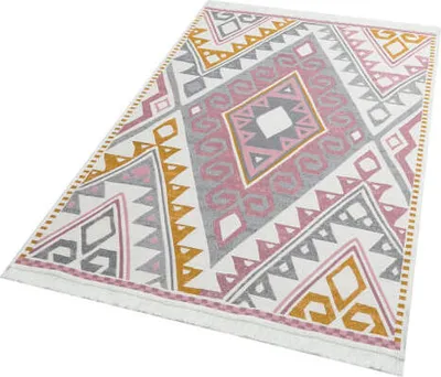 Obrázek produktu pro Kelim Arya 08 pink/yellow (160x230 cm)