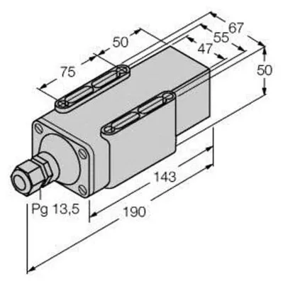 Produktbild von Turck Schutzgehäuse SG40/2 69497
