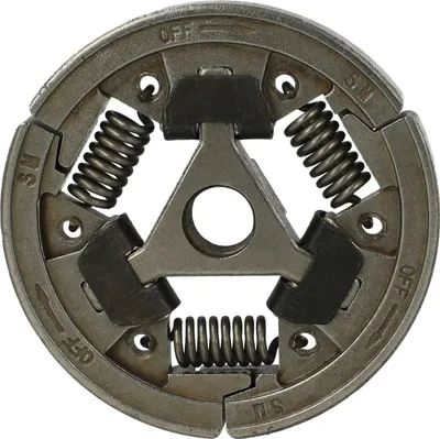 Produktbild von vhbw Fliehkraftkupplung kompatibel mit Stihl MS 341, MS340, MS360, MS340 SUPER Motorsäge - Eisen / 65Mn Stahl, 7,4 cm Durchmesser, 1,6 cm Dicke, 175 g