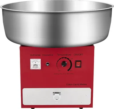 Immagine prodotto di Macchina per zucchero filato, potenza 1000 W, regolazione della temperatura regolabile, rosso